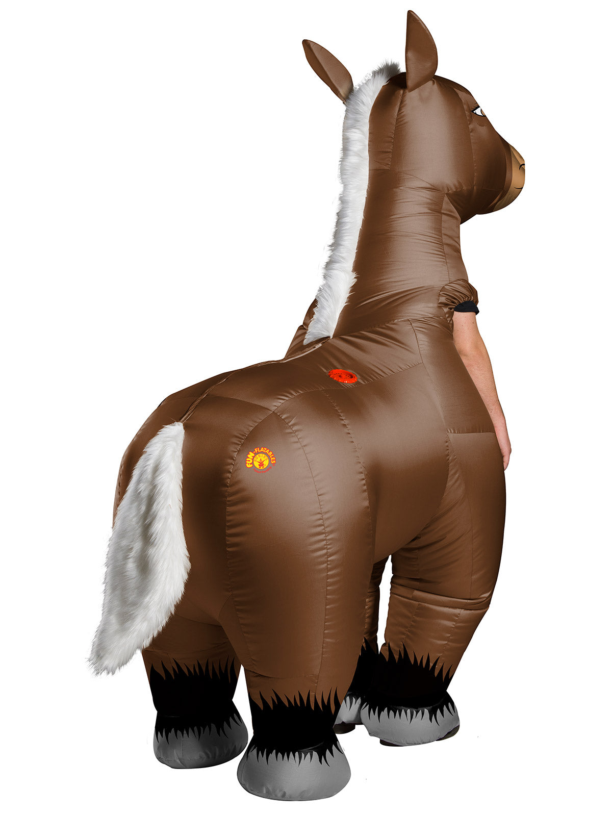 Mr Horsey Inflatable Horse Costume Adult Full Body Suit with Fan