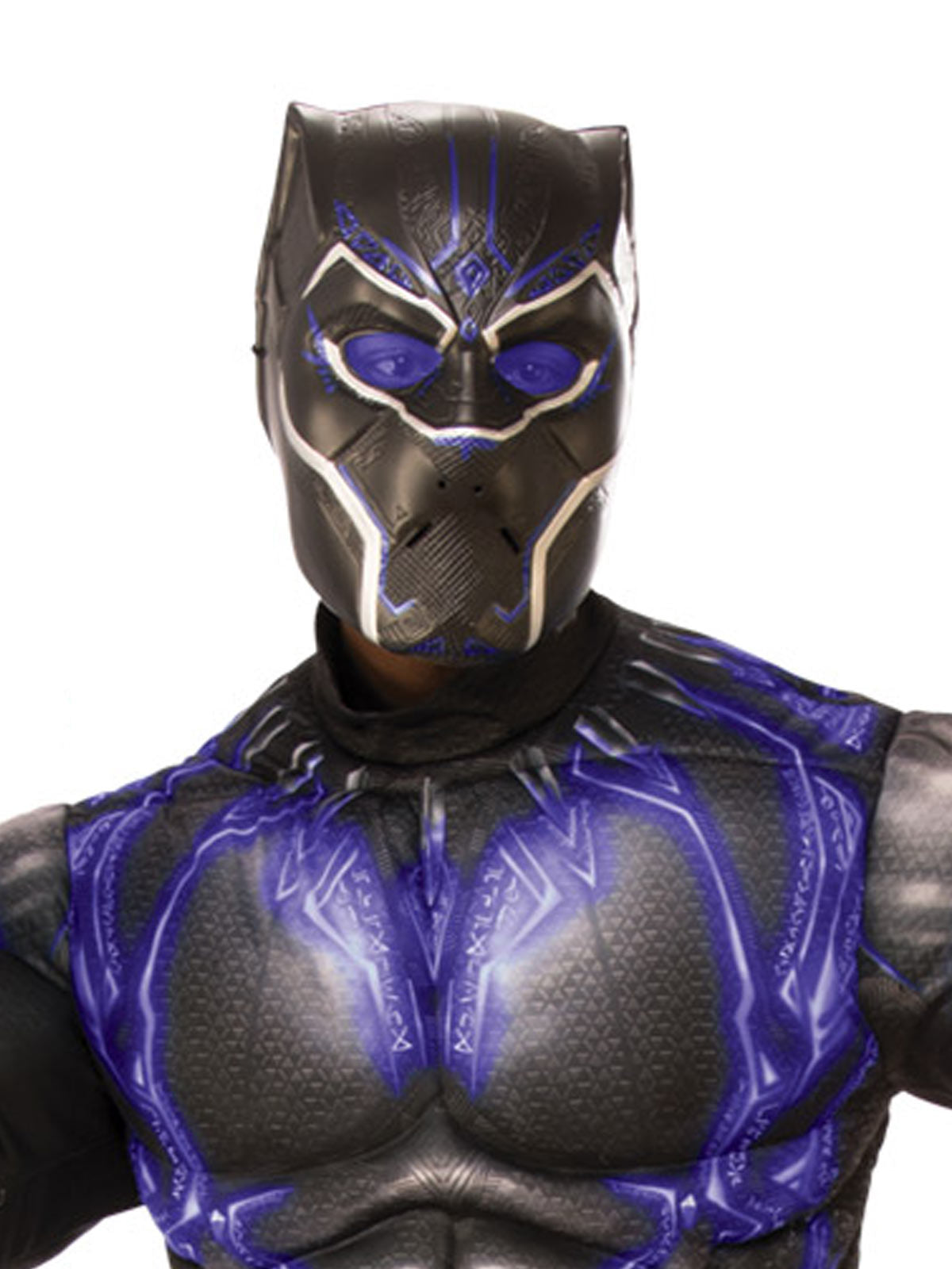 Black Panther Battle Costume for Adults Official Marvel Avengers Jumpsuit with Mask Black Colour