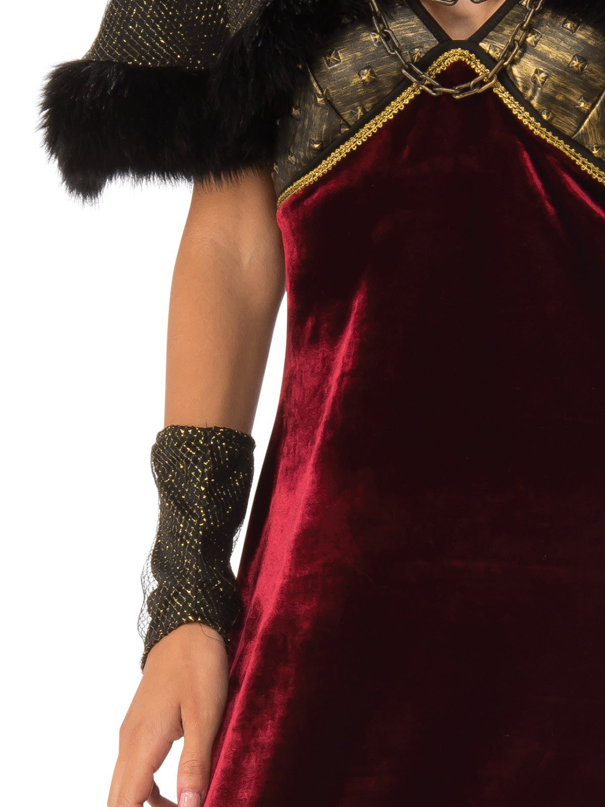 Medieval Lady Costume Adult Renaissance Dress with Cape Glovelets and Headpiece