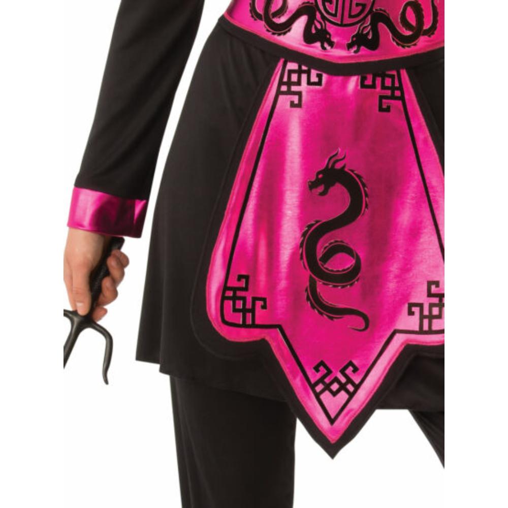 Pink Ninja Warrior Costume Stealthy Samurai-Inspired Outfit for Women