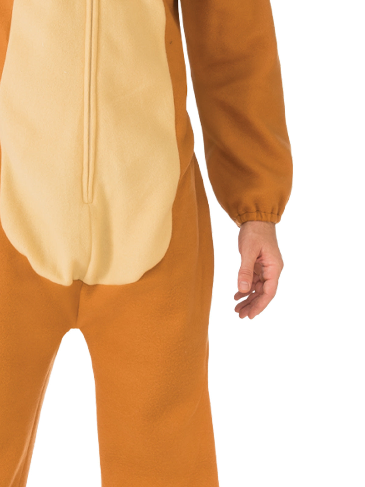 Rubie's Unisex Reindeer Christmas Costume Plush Hooded Onesie with Antlers - Brown Colour