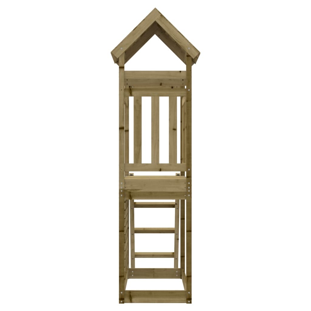 Outdoor Playset Impregnated Pine Wood Rockwall Ladder 52.5x110.5x214cm