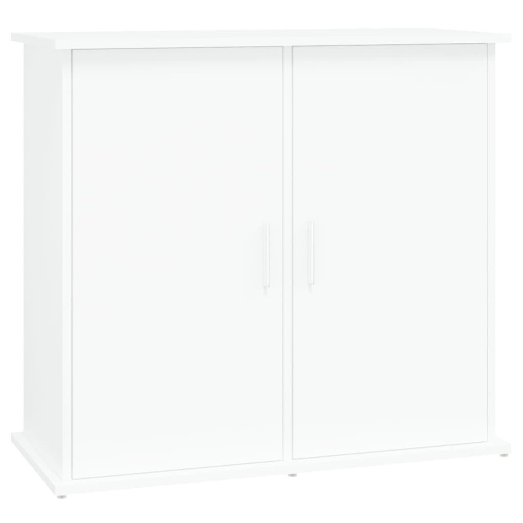 Aquarium Stand Engineered Wood Fish Tank Cabinet Storage Base Unit White