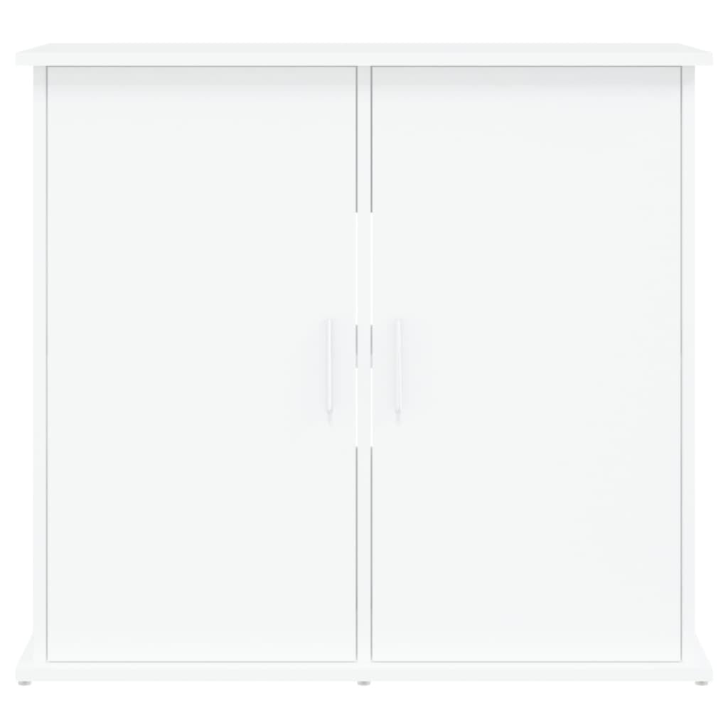 Aquarium Stand Engineered Wood Fish Tank Cabinet Storage Base Unit White