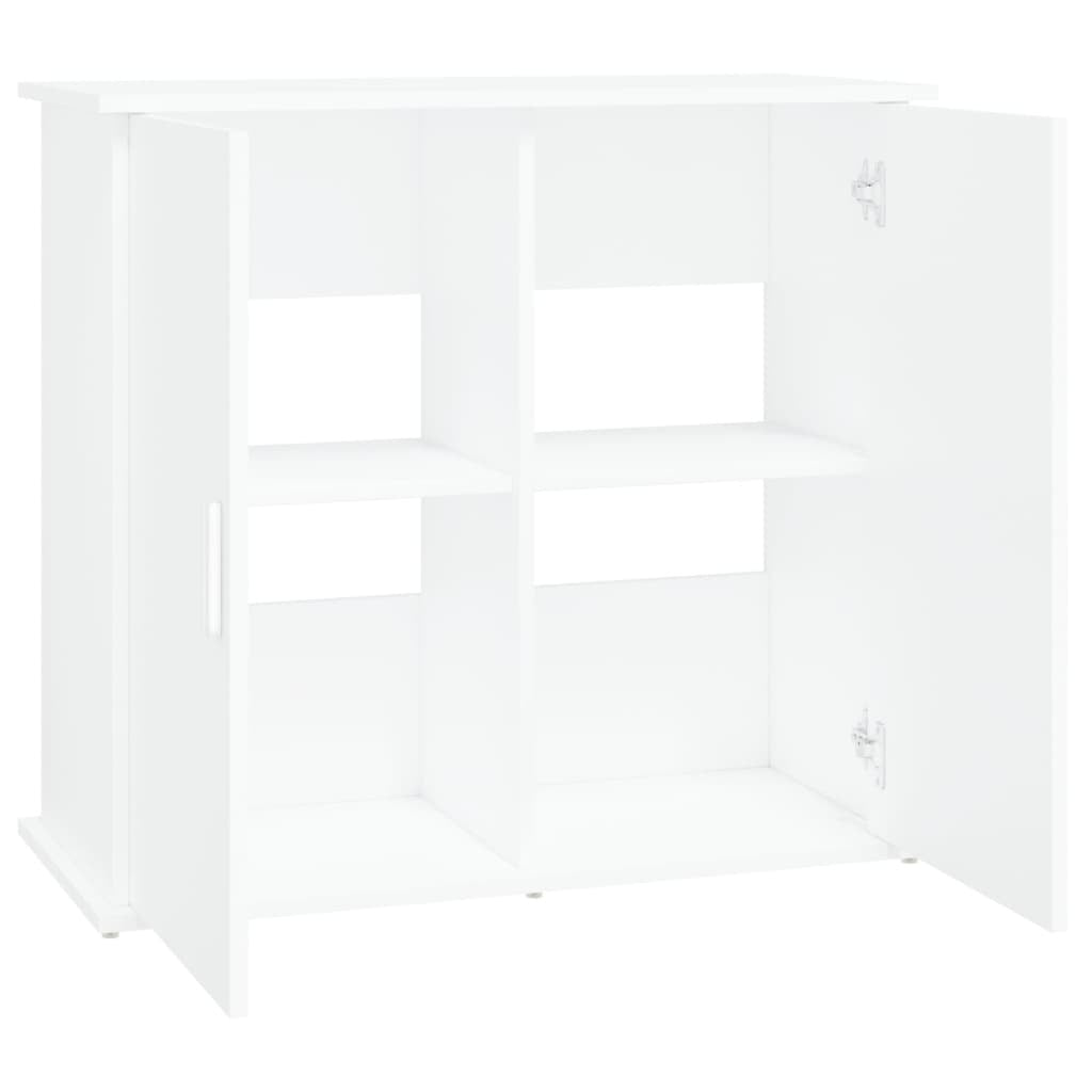 Aquarium Stand Engineered Wood Fish Tank Cabinet Storage Base Unit White