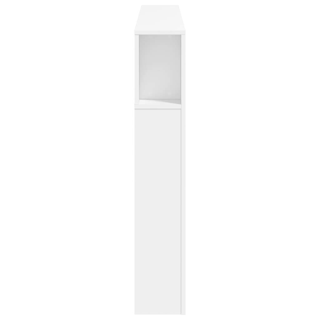 LED Headboard Engineered Wood Bed Bedroom Light Up Panel 160cm White