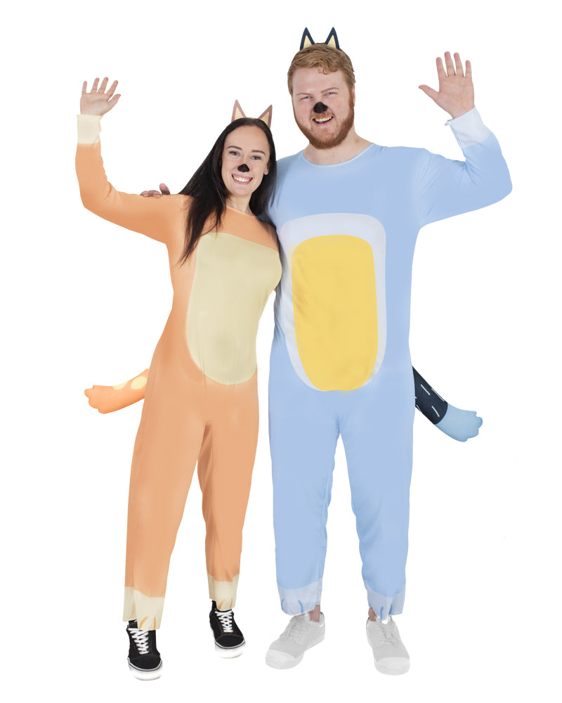 Chilli Mum Adult Costume Official Bluey Licensed Jumpsuit with Headband