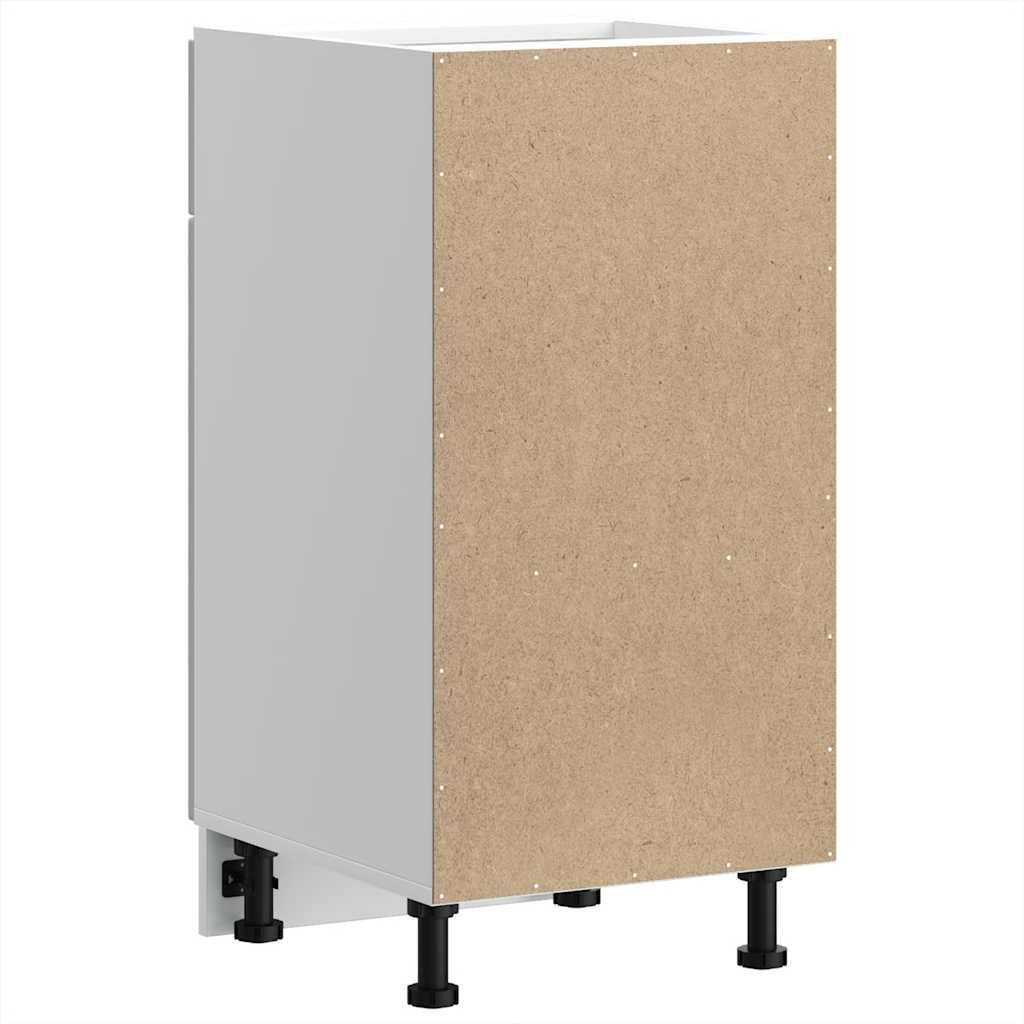 Kitchen Base Cabinet Kalmar Storage Cupboard Adjustable Feet Engineered White