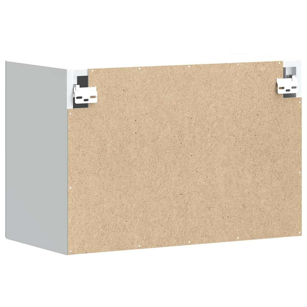 Kitchen Wall Cabinet Kalmar Storage Cupboard Wall Mounted Engineered White