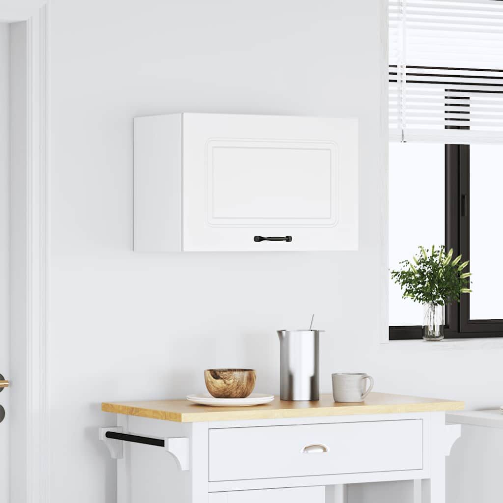 Kitchen Wall Cabinet Kalmar Storage Cupboard Wall Mounted Engineered White