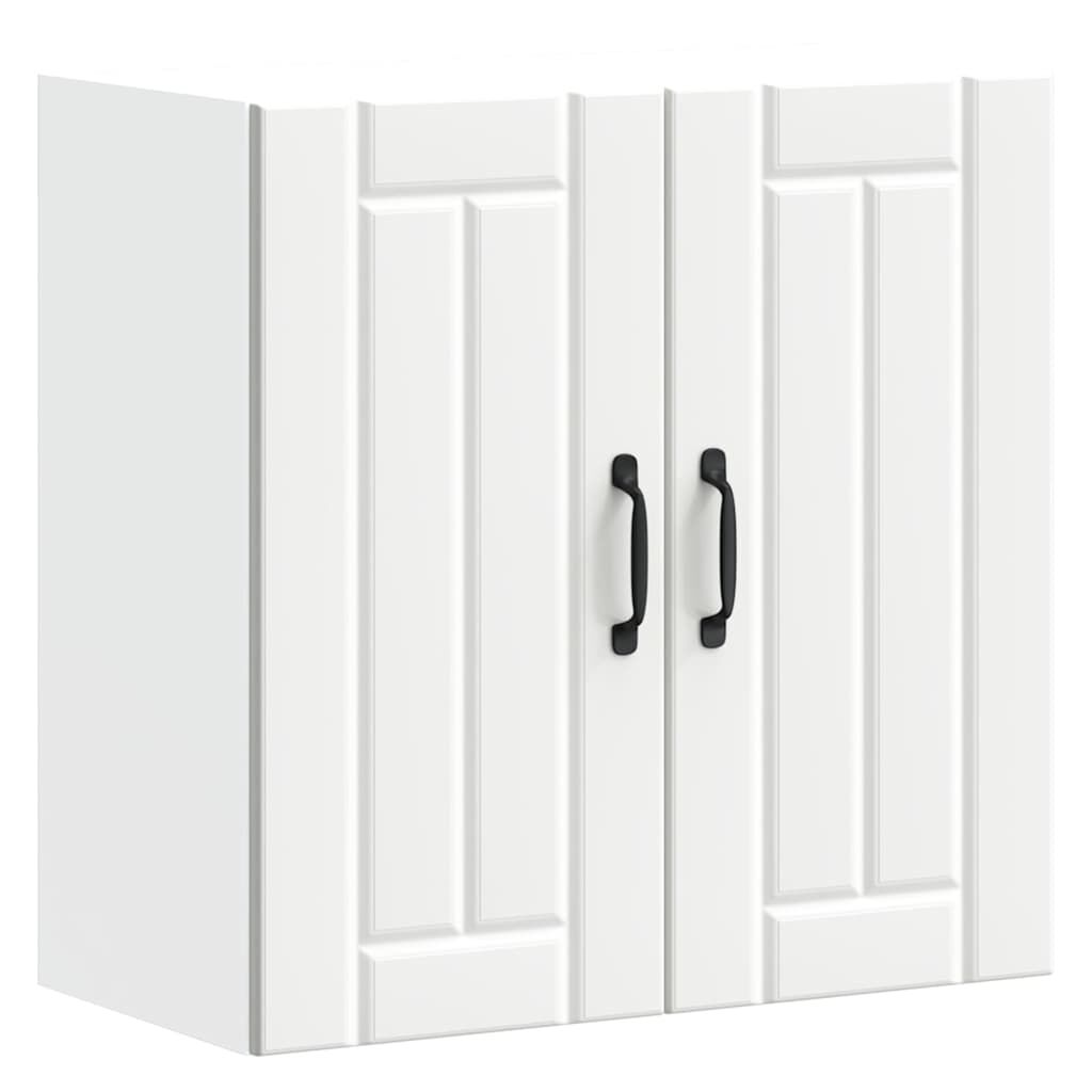 Kitchen Wall Cabinet Lucca Wall Mounted Storage Cupboard Engineered Wood White