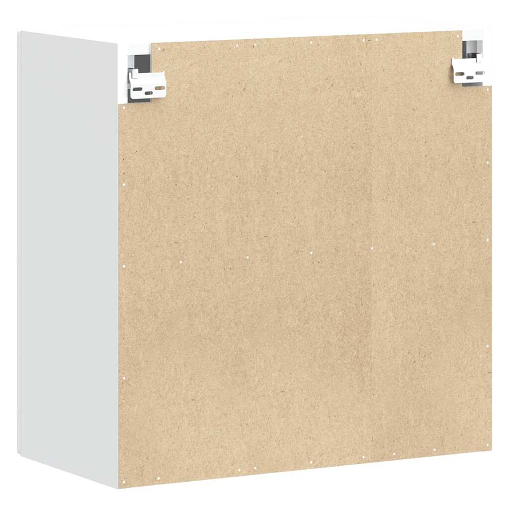 Kitchen Wall Cabinet Lucca Wall Mounted Storage Cupboard Engineered Wood White