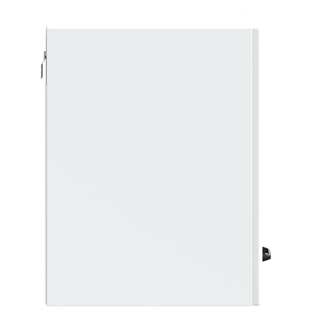 Kitchen Wall Cabinet Lucca Wall Mounted Storage Cupboard Engineered Wood White