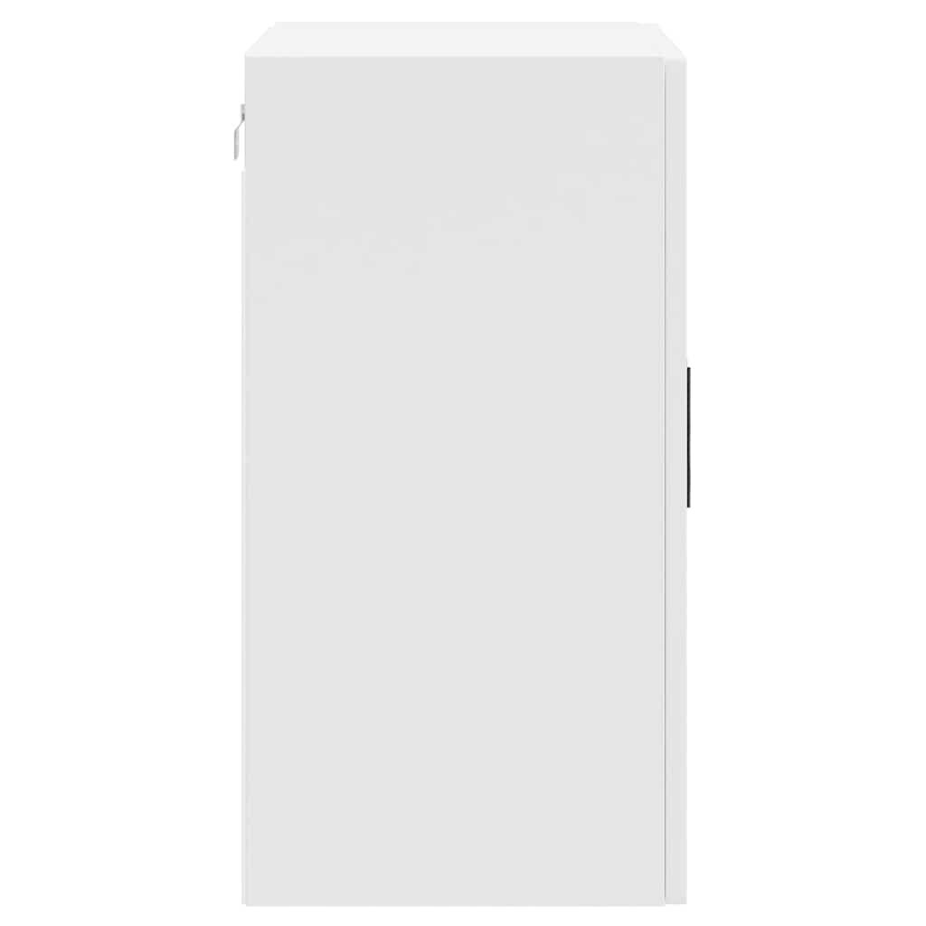 Kitchen Wall Cabinet Porto Storage Cupboard High Gloss Engineered White