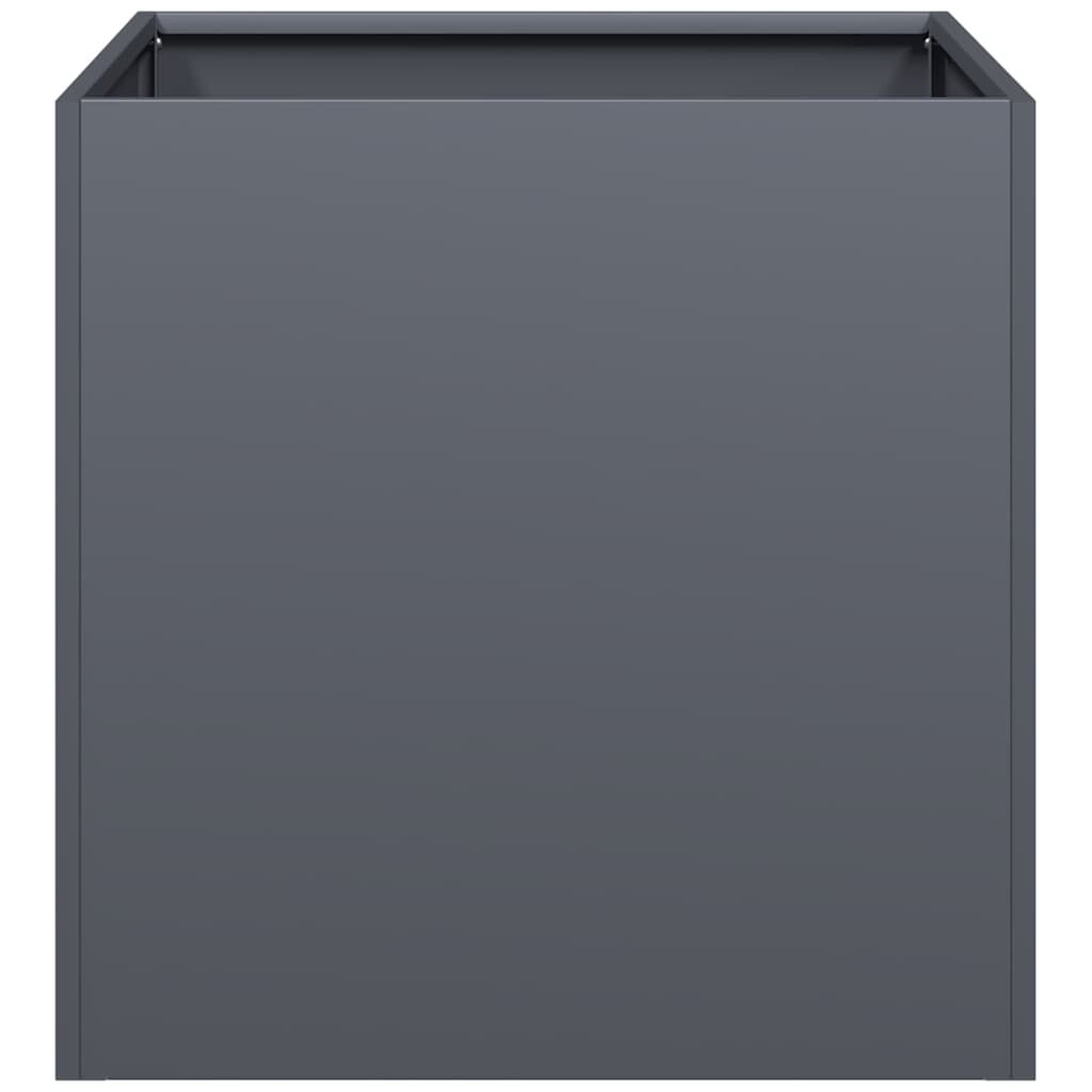 Planter Anthracite 40x40x40 cm Cold-rolled Steel
