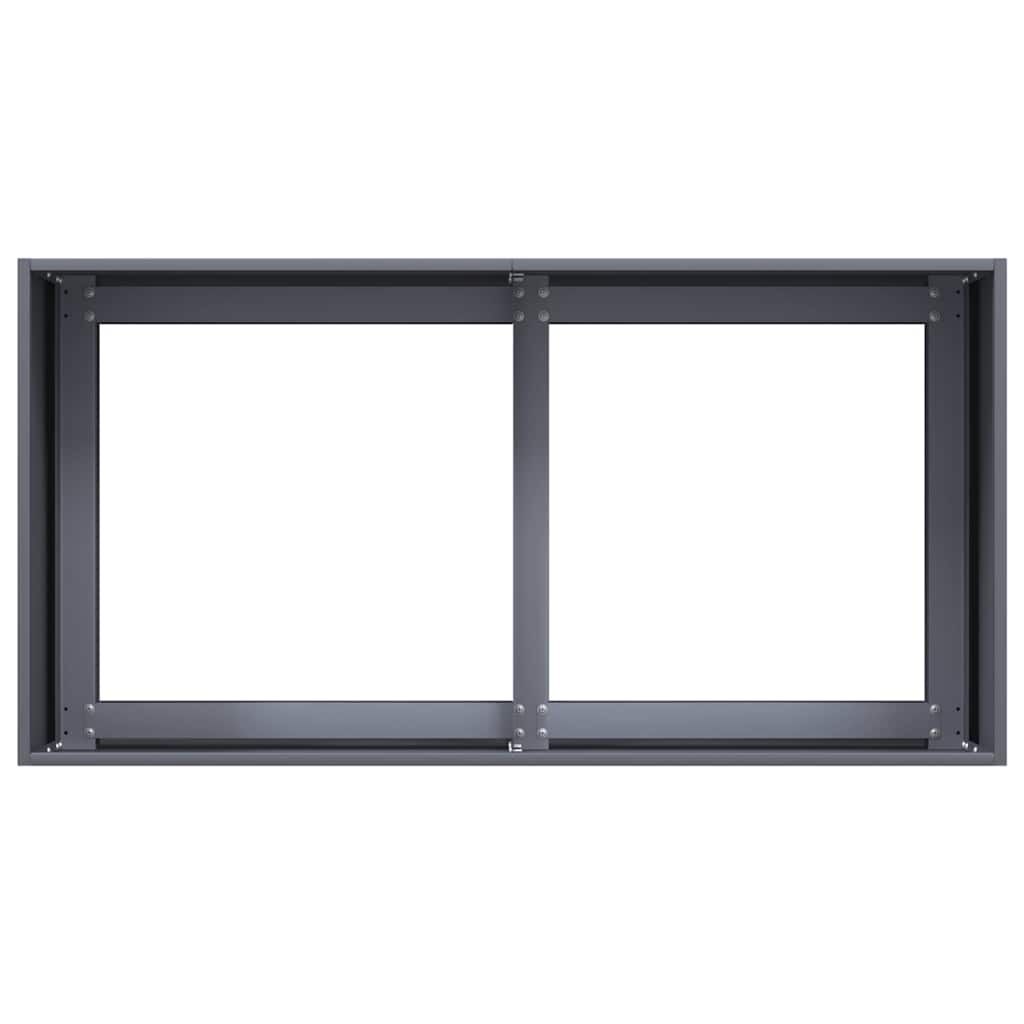 Planter Anthracite 80x40x40 cm Cold-rolled Steel