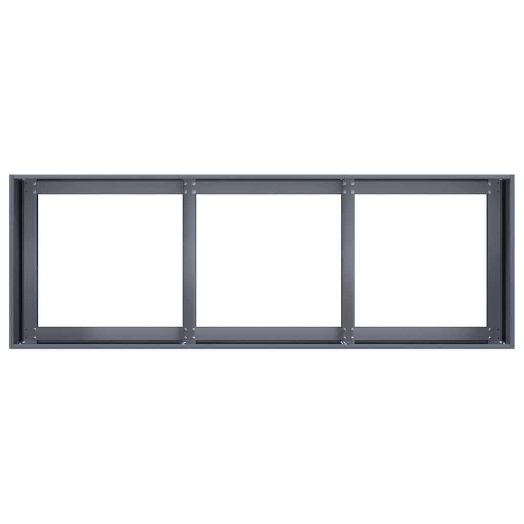 Planter Anthracite 120x40x40 cm Cold-rolled Steel