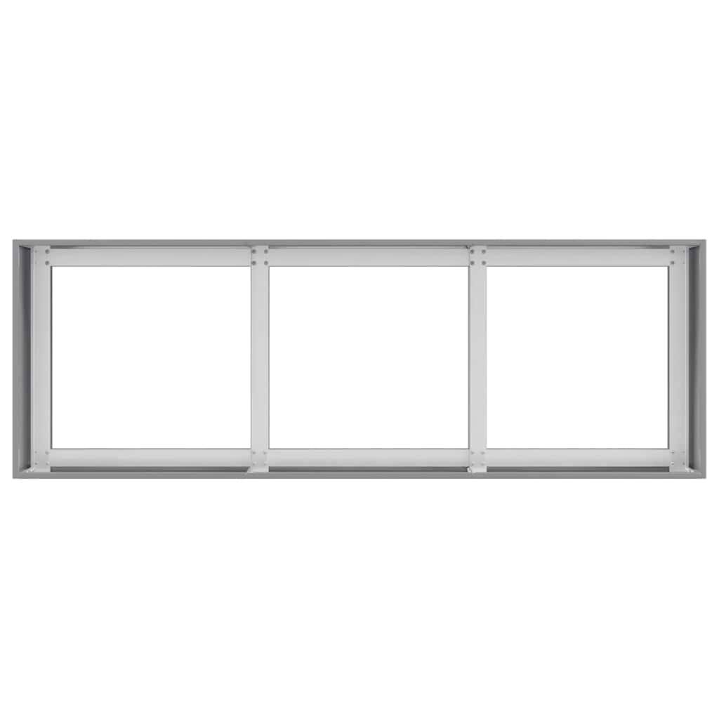 Planter 120x40x40 cm Galvanised Steel