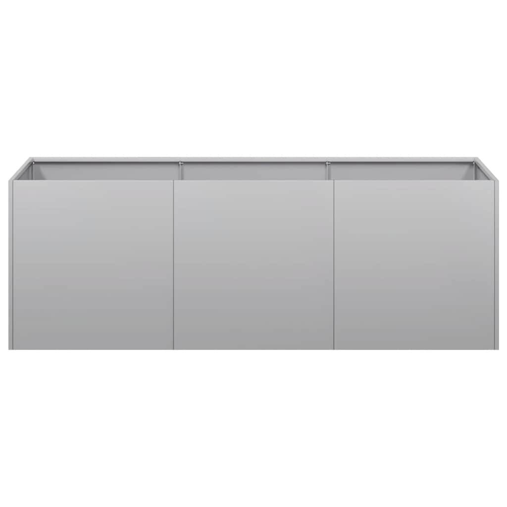 Planter 120x40x40 cm Galvanised Steel