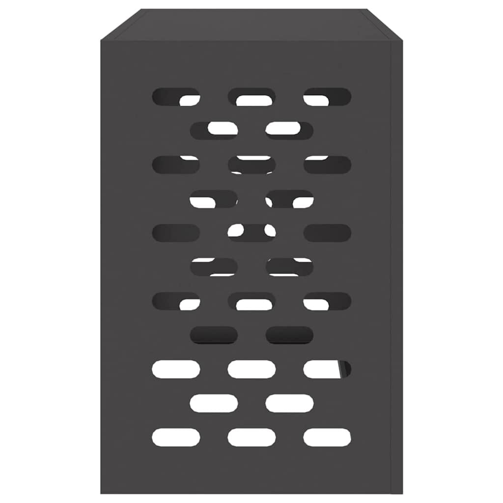 Air Conditioner Cover Outdoor Unit Protector Weatherproof Steel Black