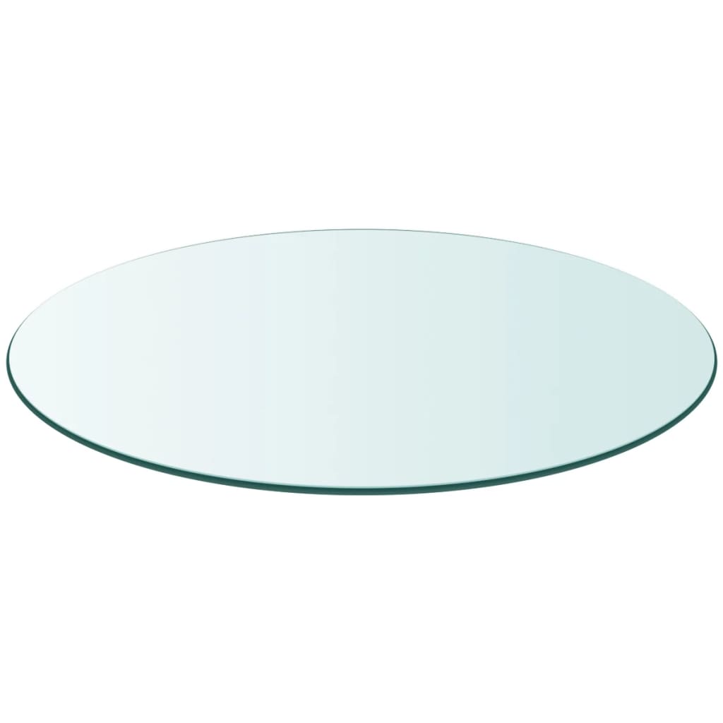 Table Top Tempered Glass Round 600 mm