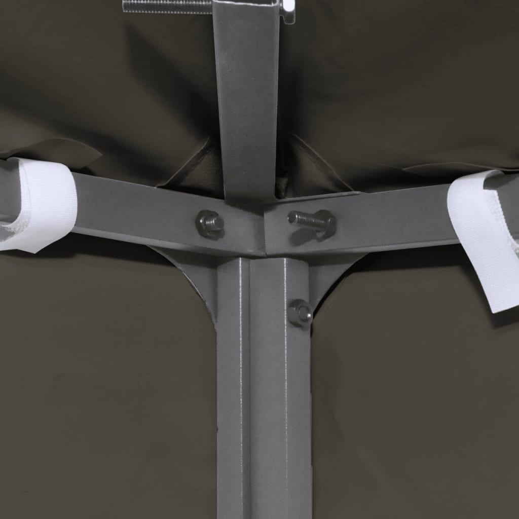 2-Tier Gazebo Top Cover 310 g/mÂ² 3x3 m Taupe