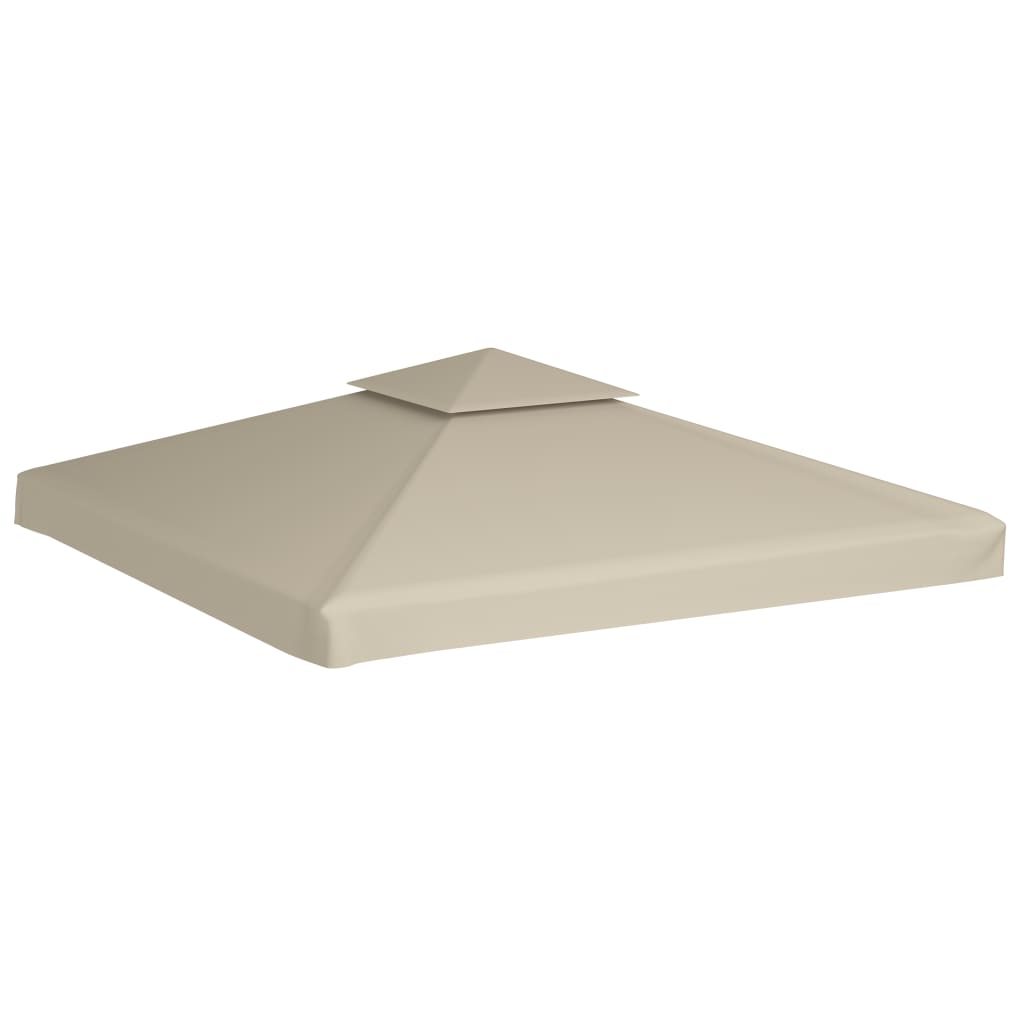 Water-proof Gazebo Cover Canopy Replacement 310 g / mÂ² Beige 3 x 3 m