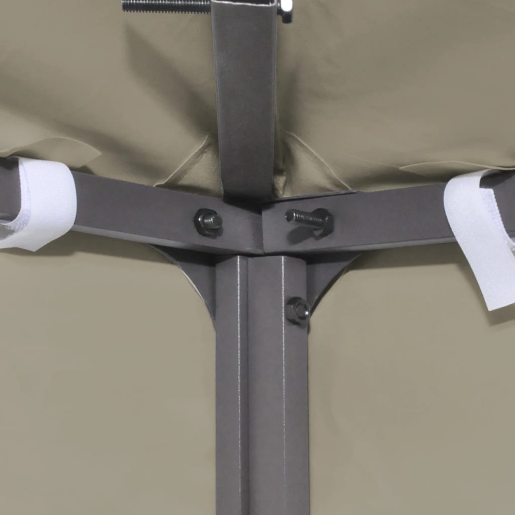 Water-proof Gazebo Cover Canopy Replacement 310 g / mÂ² Beige 3 x 3 m