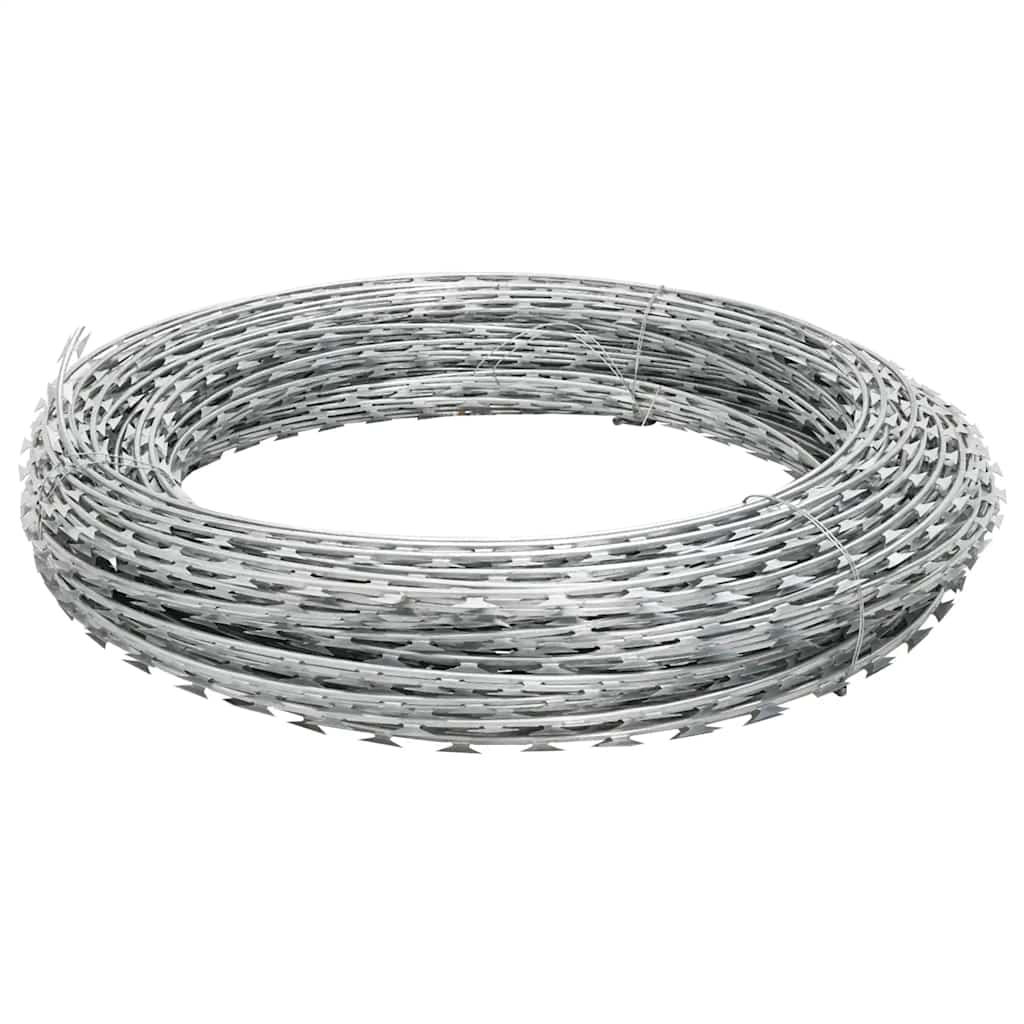 Razor Wire Helical Wire Roll Galvanised Steel 100 m