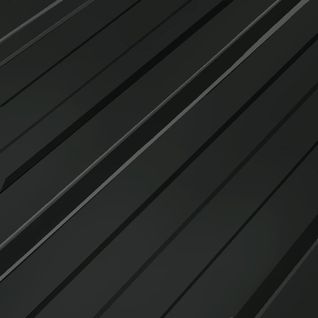 Roof Panels 12 pcs Galvanised Steel Anthracite