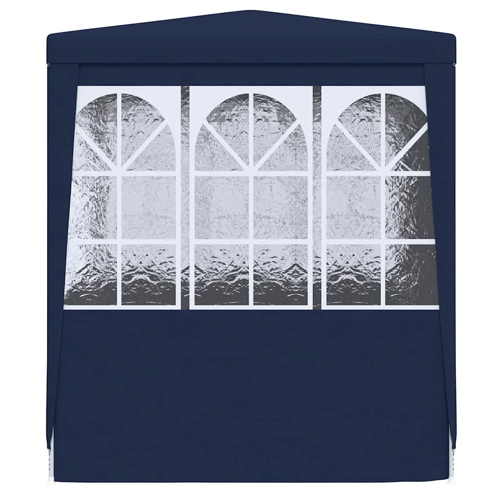 Professional Party Tent with Side Walls 2x2 m Blue 90 g/mÂ²