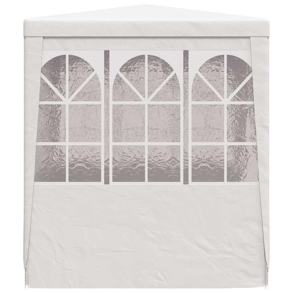 Professional Party Tent with Side Walls 2.5x2.5 m White 90 g/mÂ²