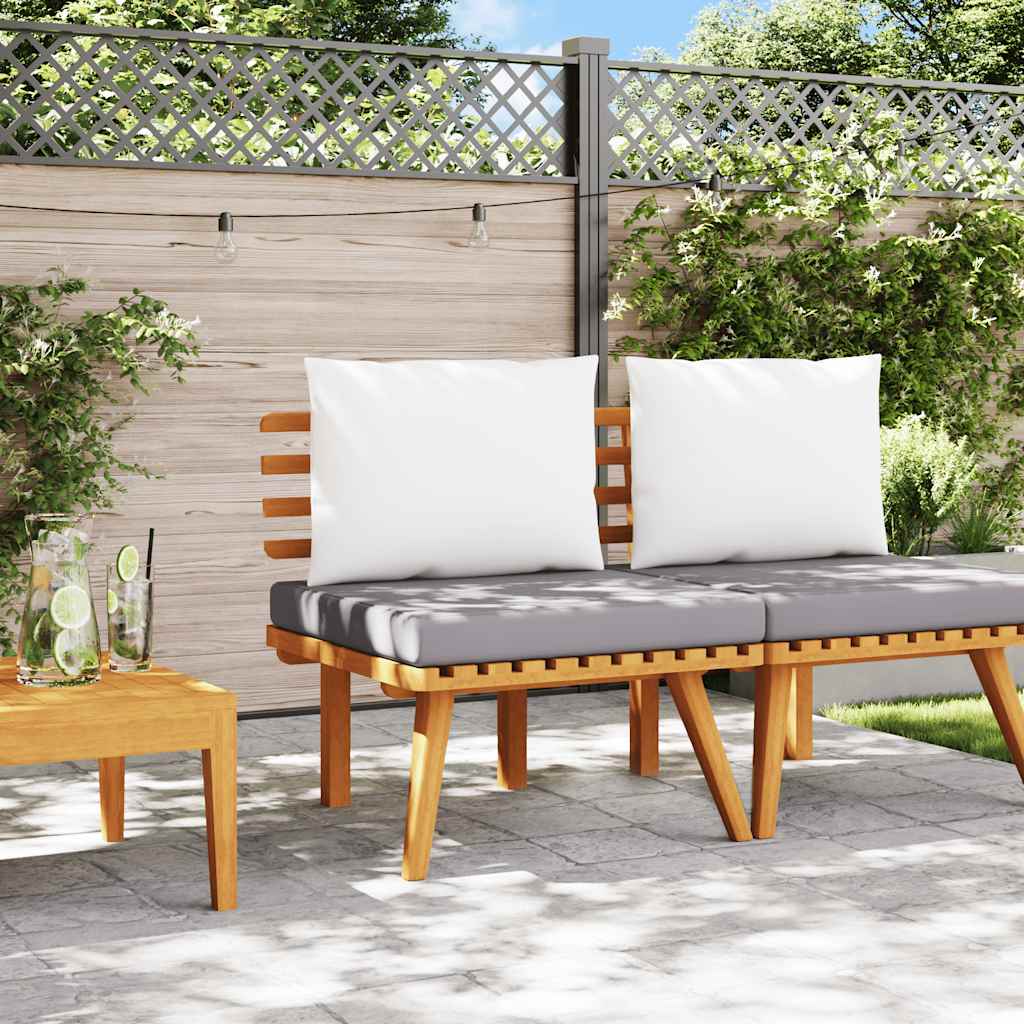 Garden Chair with Cushions Solid Acacia Wood