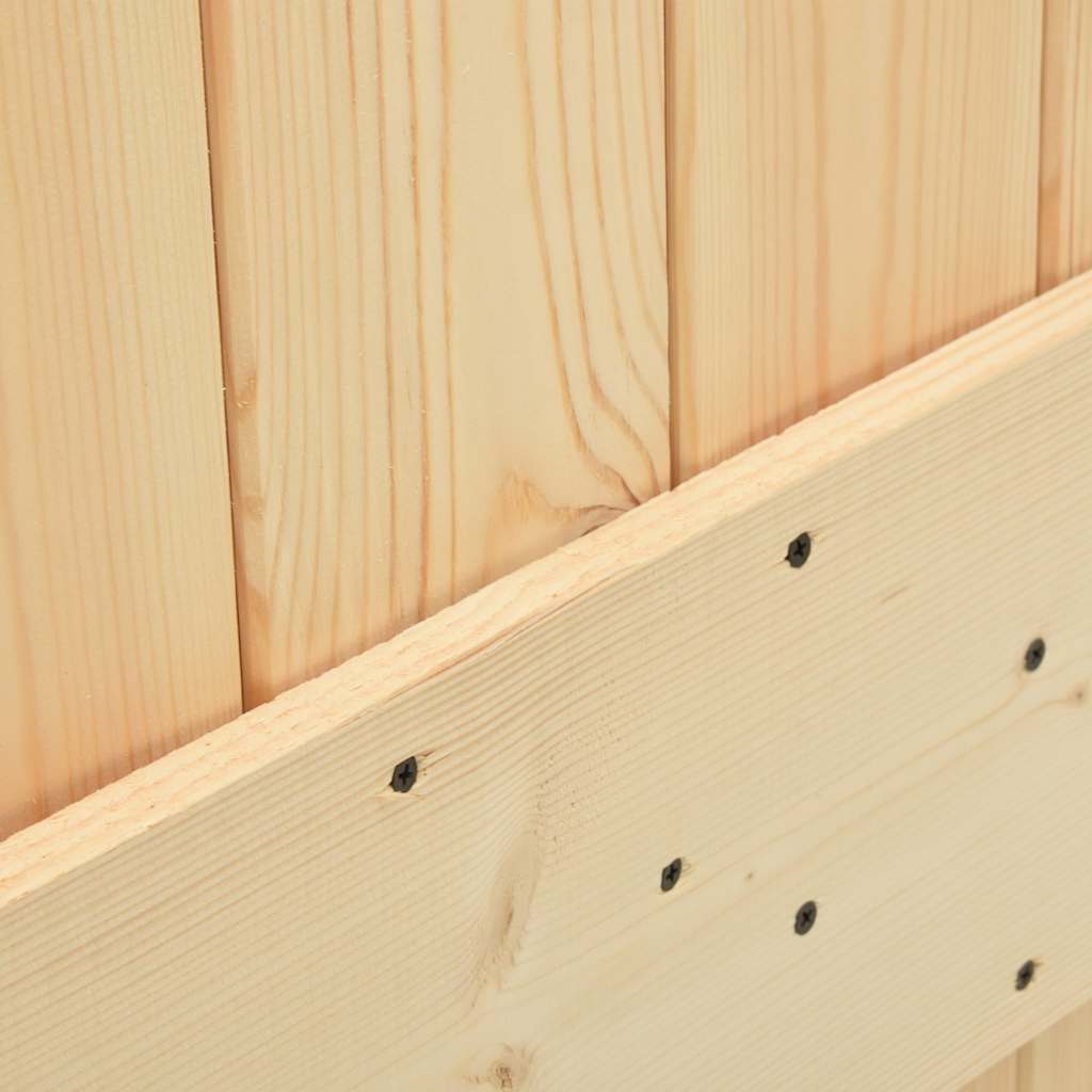 Door 90x210 cm Solid Pine Wood