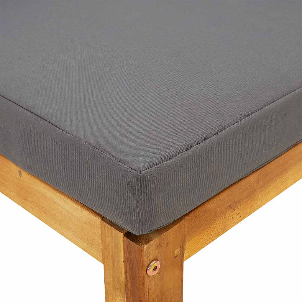 Sectional Corner Sofas 2 pcs with Cushions Dark Grey