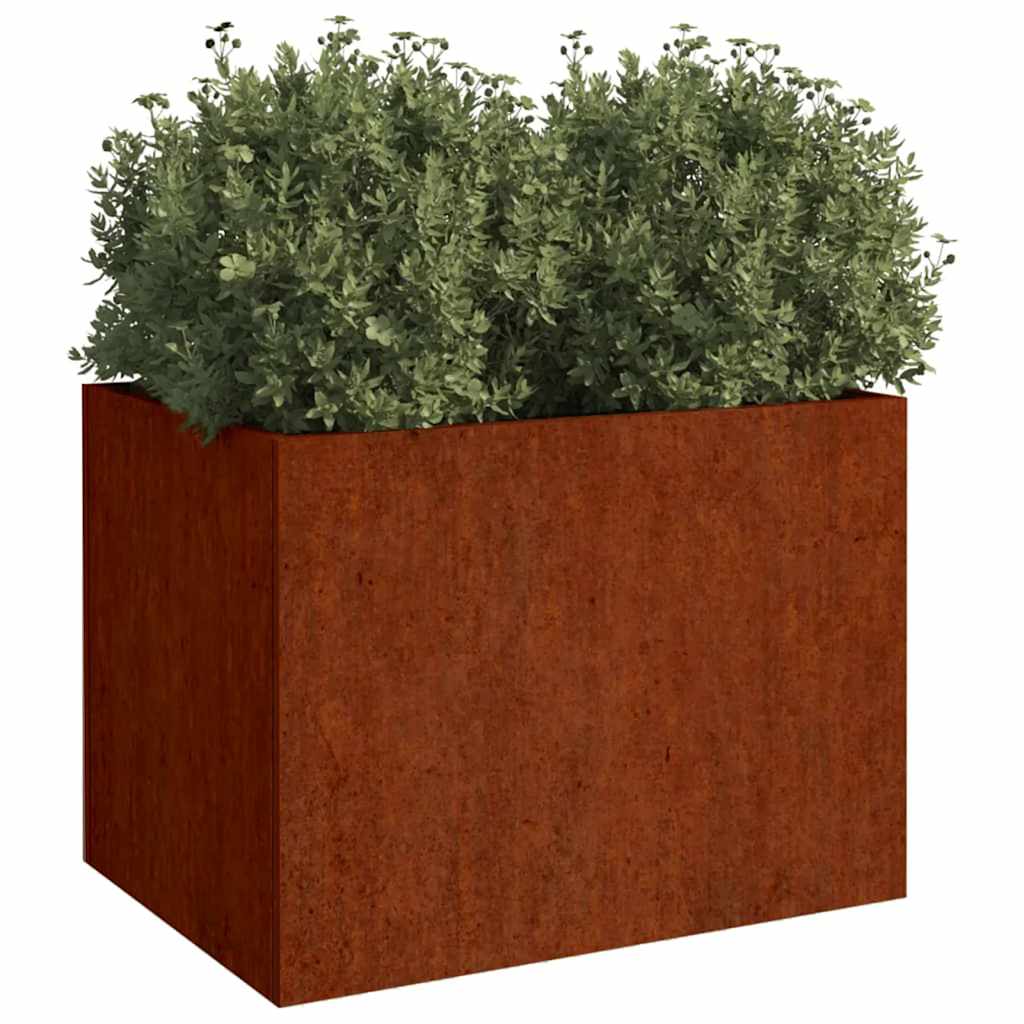 Planter 62x47x46 cm Corten Steel