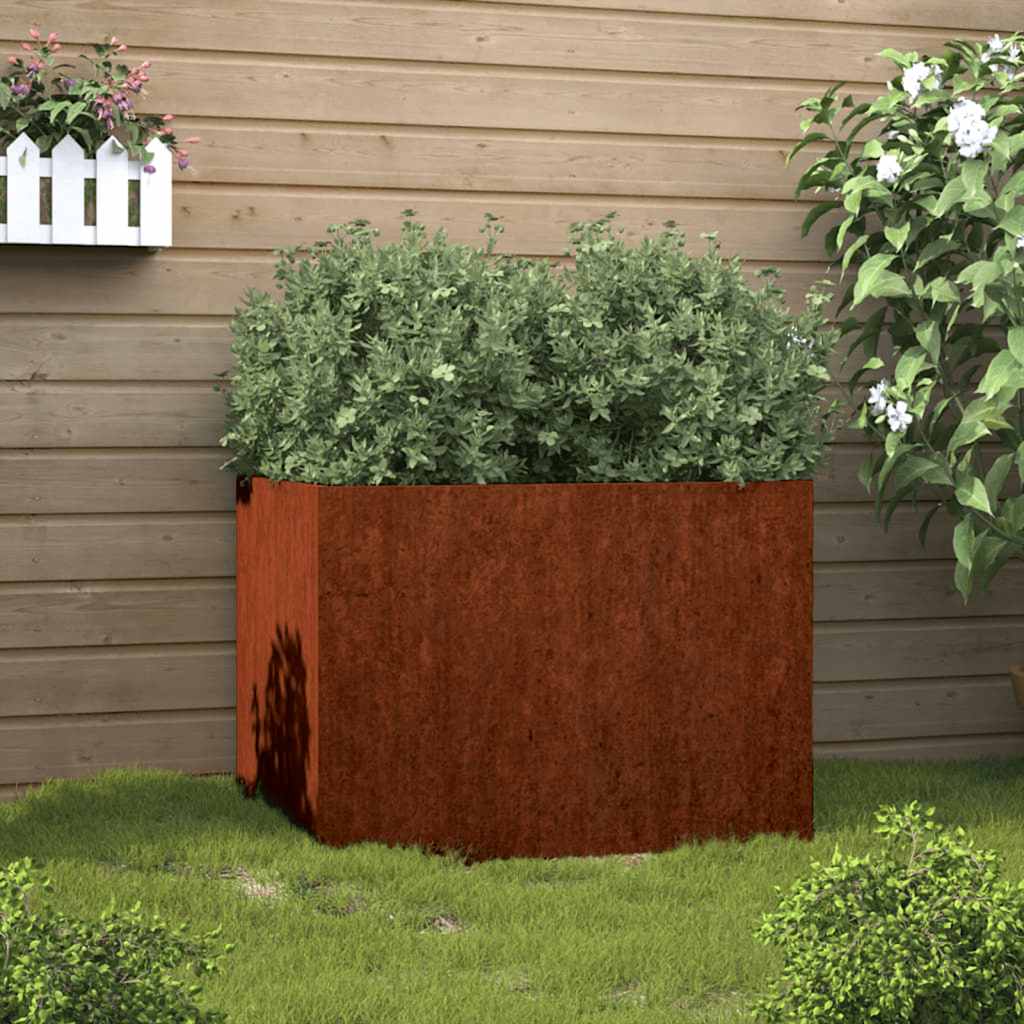 Planter 62x47x46 cm Corten Steel