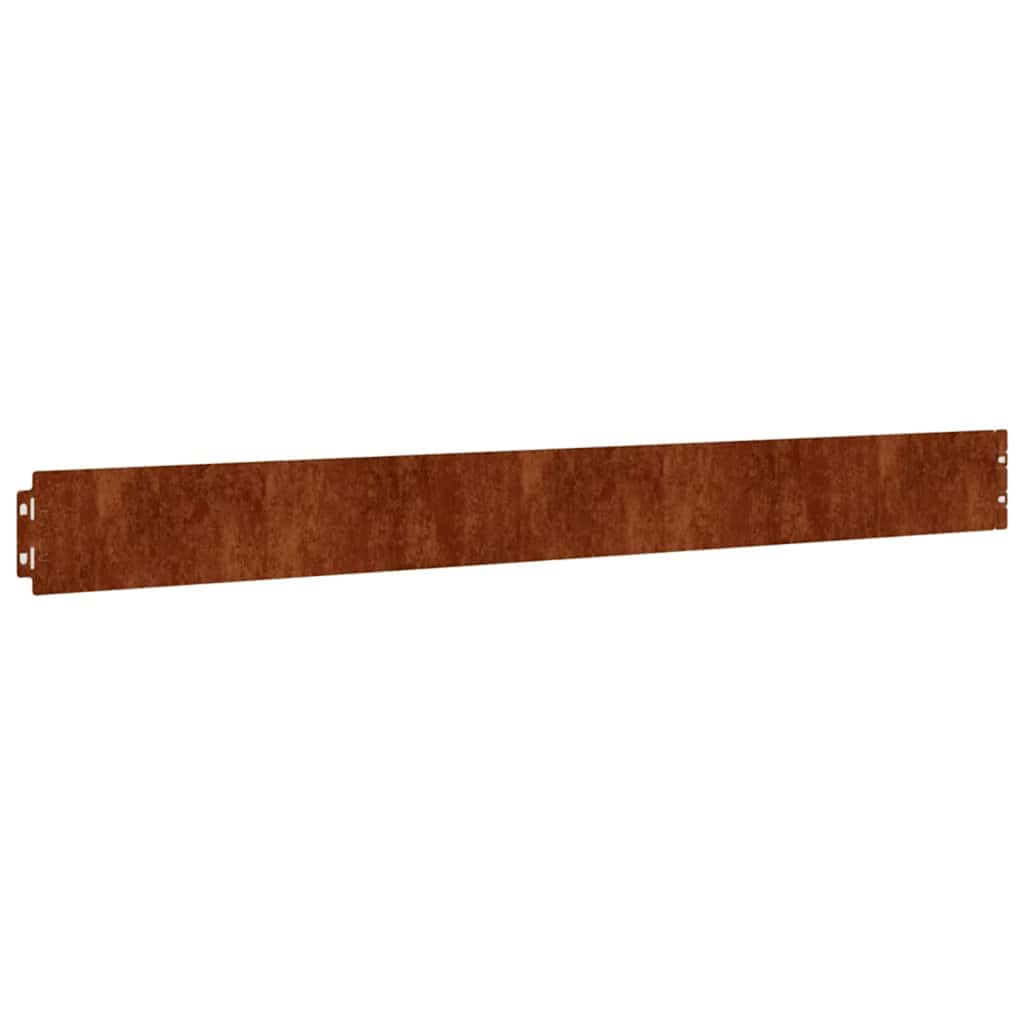 Lawn Edgings 50 pcs 10x103 cm Flexible Corten steel