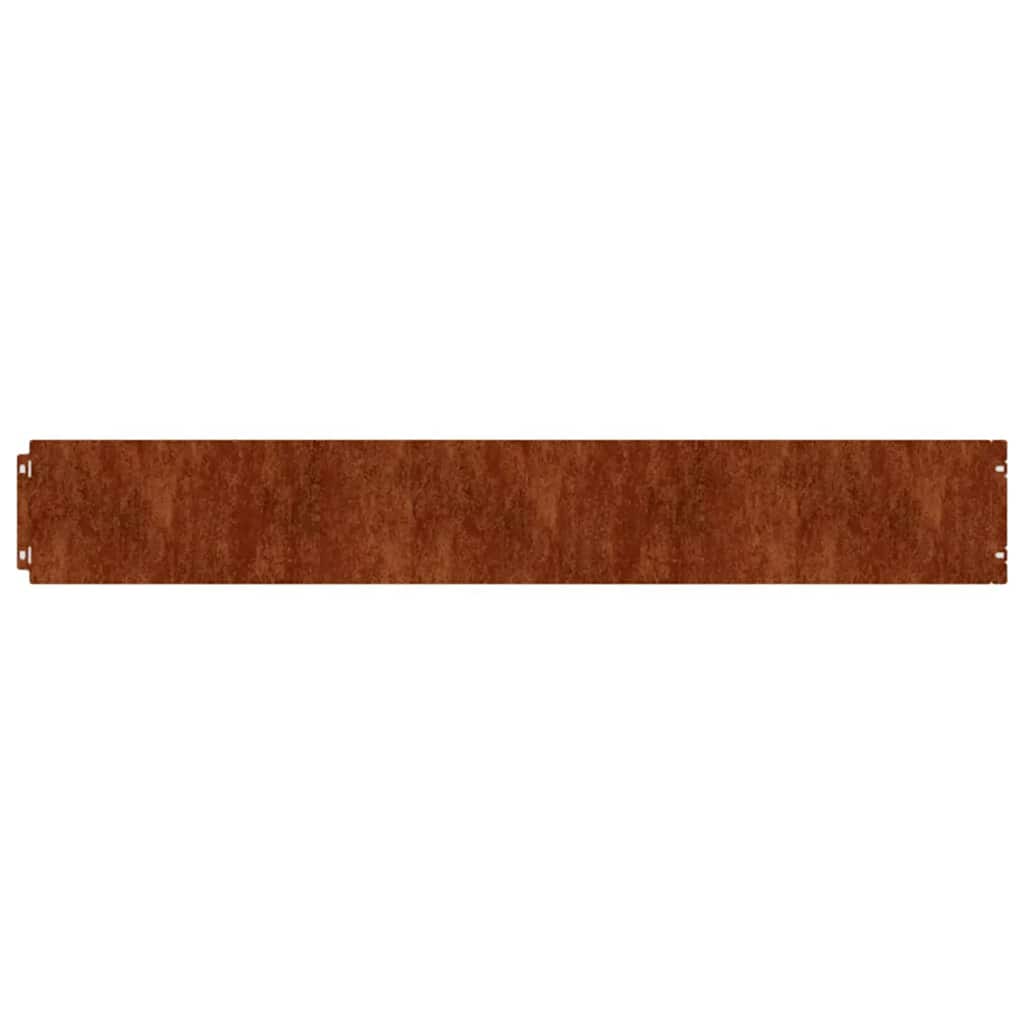 Lawn Edgings 50 pcs 15x103 cm Flexible Corten steel
