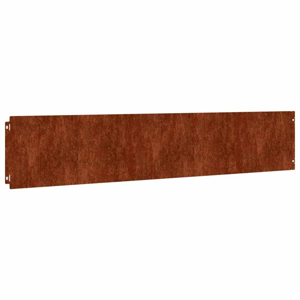Lawn Edgings 10 pcs 20x103 cm Flexible Corten steel