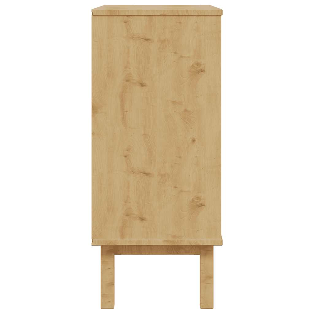 Drawer Cabinet OTTA 76.5x39.5x90cm Solid Wood Pine
