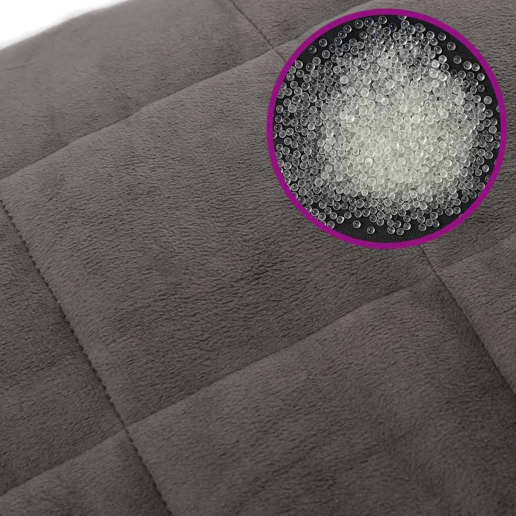 Weighted Blanket Grey 200x200 cm 9 kg Fabric