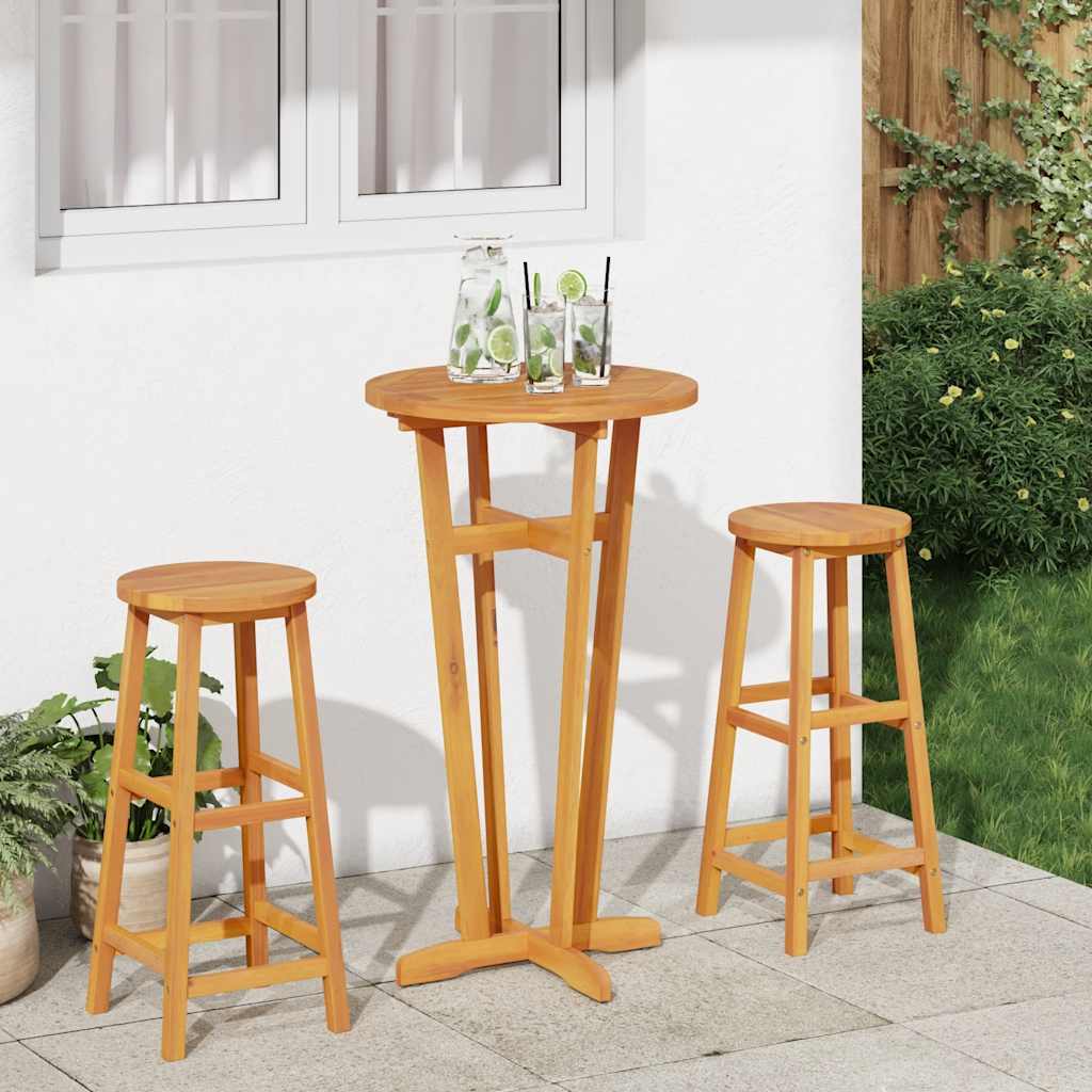 Garden Bar Table Ã˜60x105 cm Solid Wood Acacia
