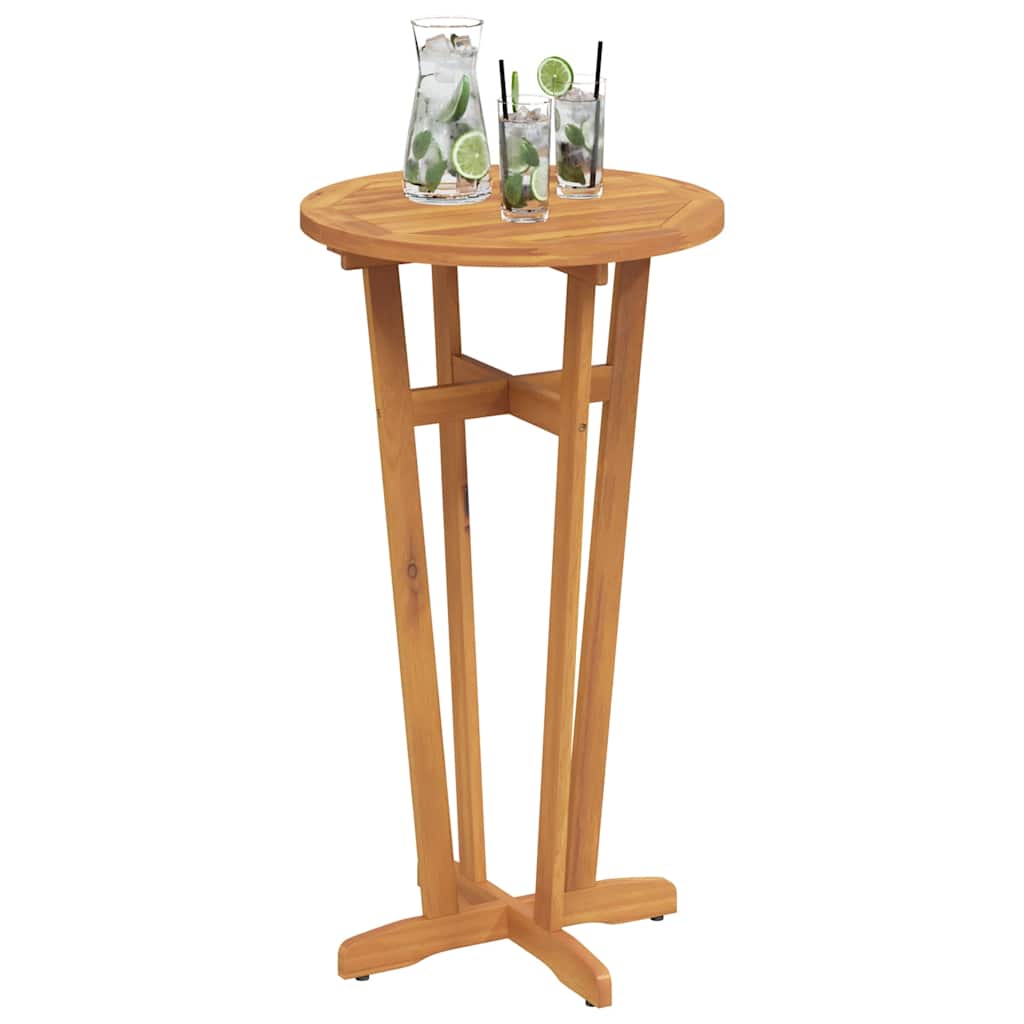 Garden Bar Table Ã˜60x105 cm Solid Wood Acacia