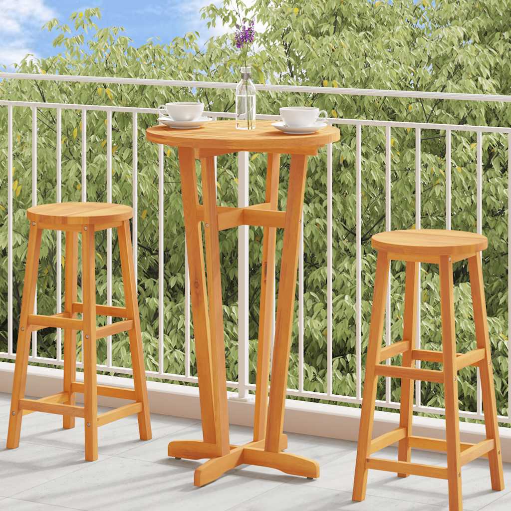 Garden Bar Table Ã˜60x105 cm Solid Wood Acacia