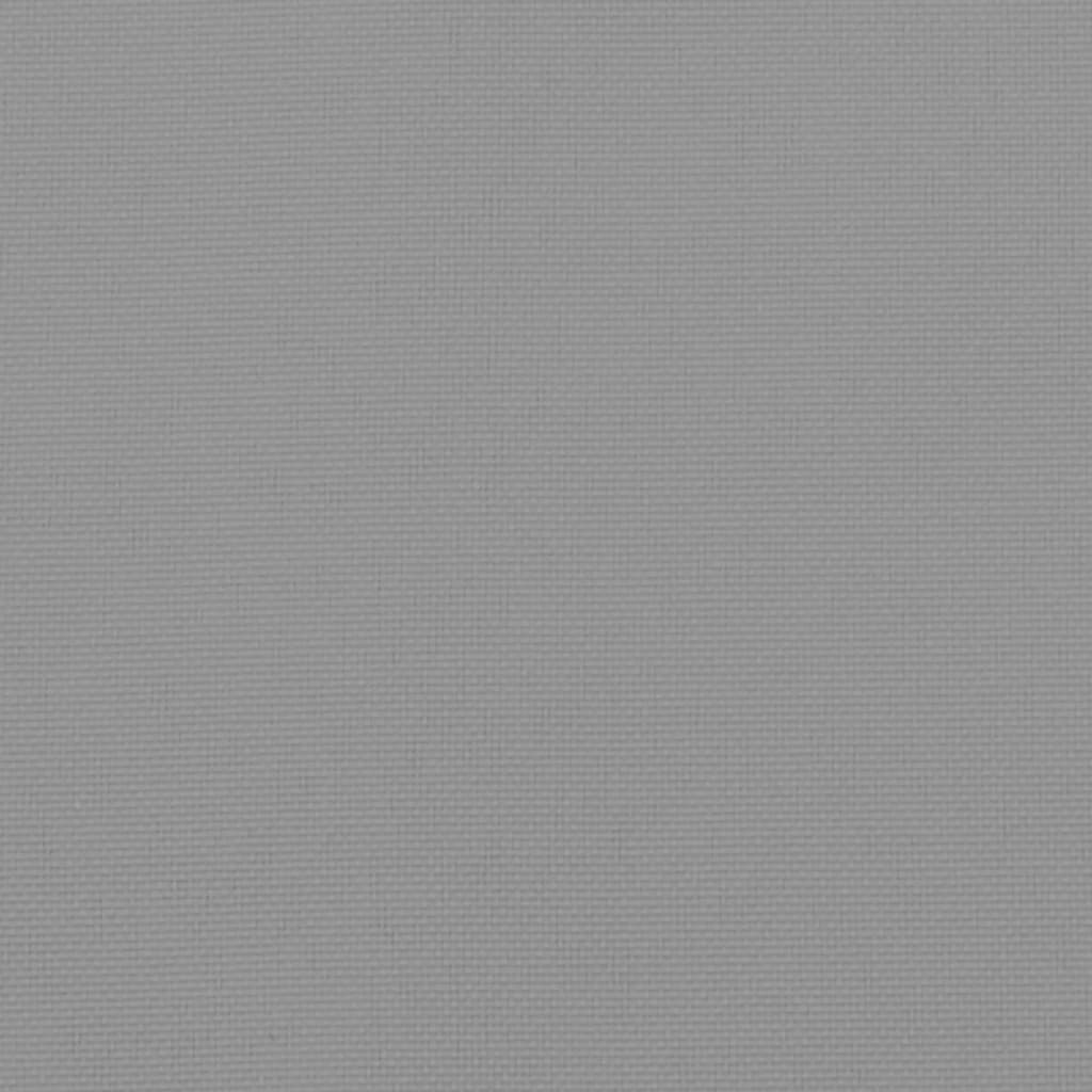 Garden Bench Cushion Grey 120x50x7 cm Oxford Fabric
