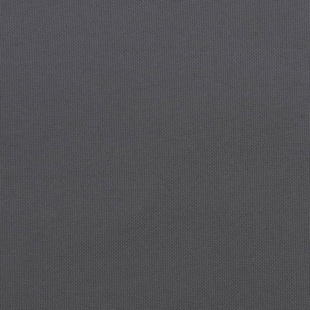 Garden Bench Cushions 2pcs Anthracite 120x50x7cm Oxford Fabric