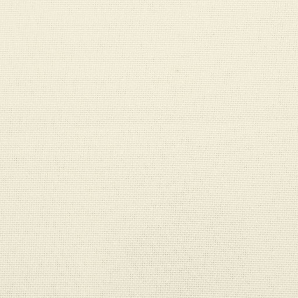 Garden Bench Cushions 2 pcs Cream White 150x50x7 cm Oxford Fabric
