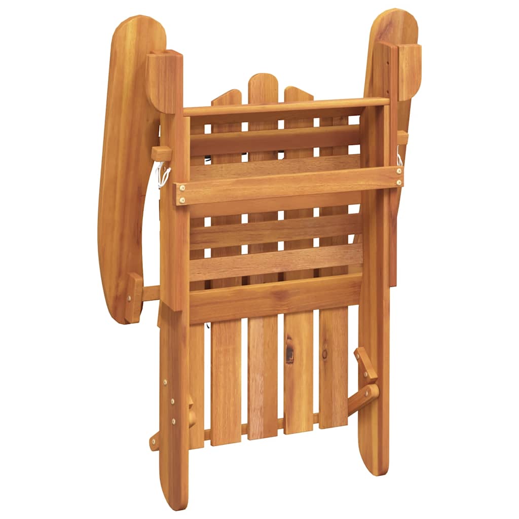 Adirondack Garden Chair with Cushions Solid Wood Acacia