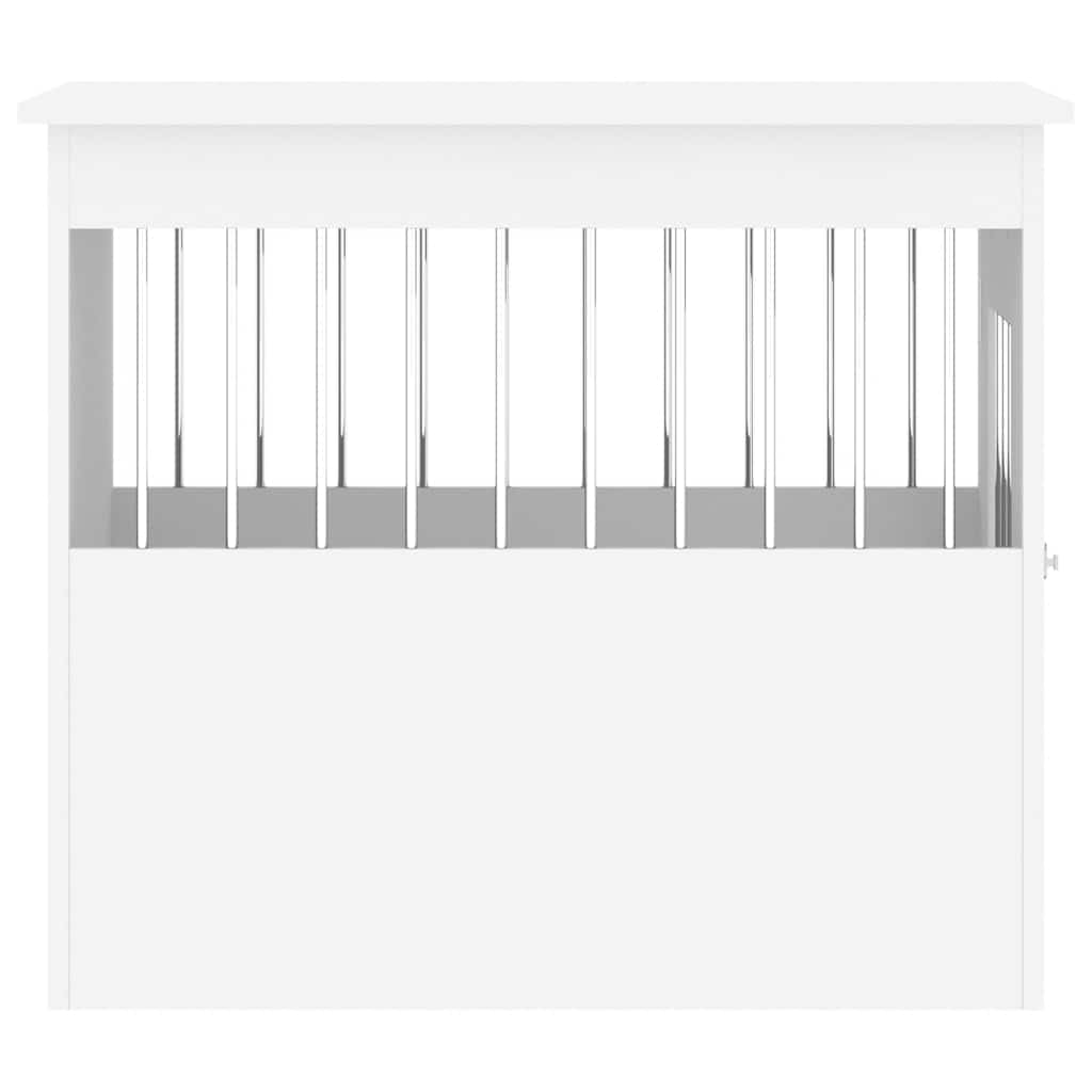 Dog Crate Furniture White 55x75x65 cm Engineered Wood